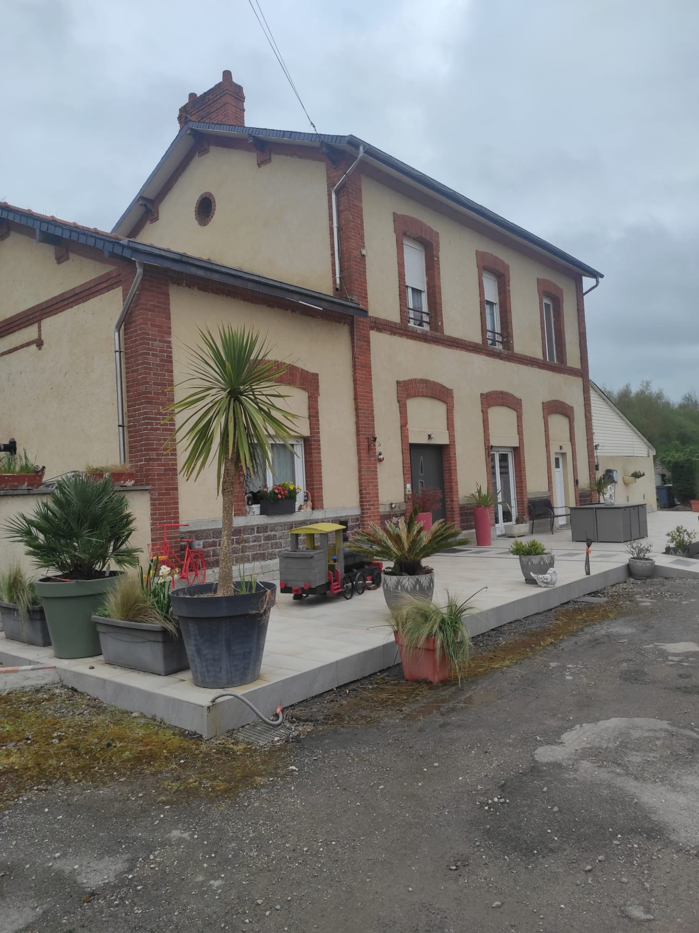 Façade principale de la maison